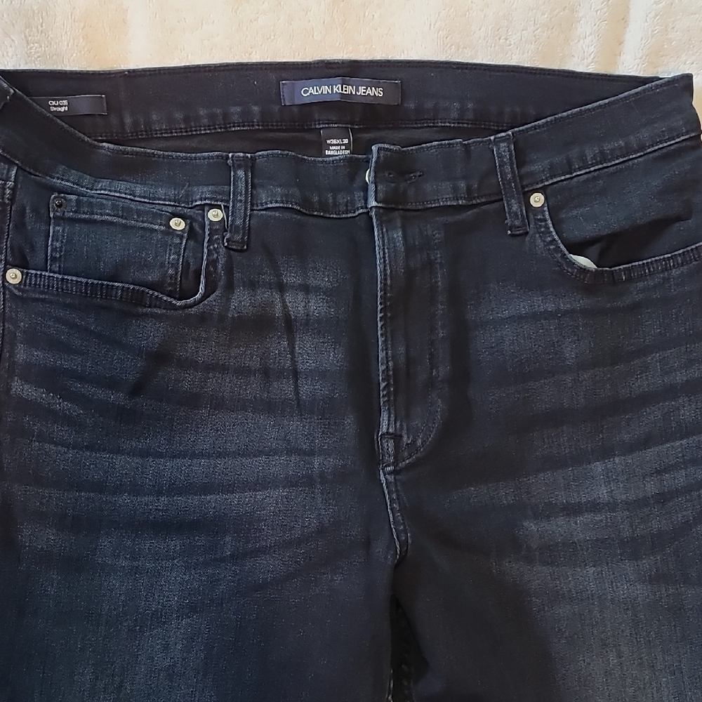 Calvin Klein Black Slim Jeans with Timeless Style